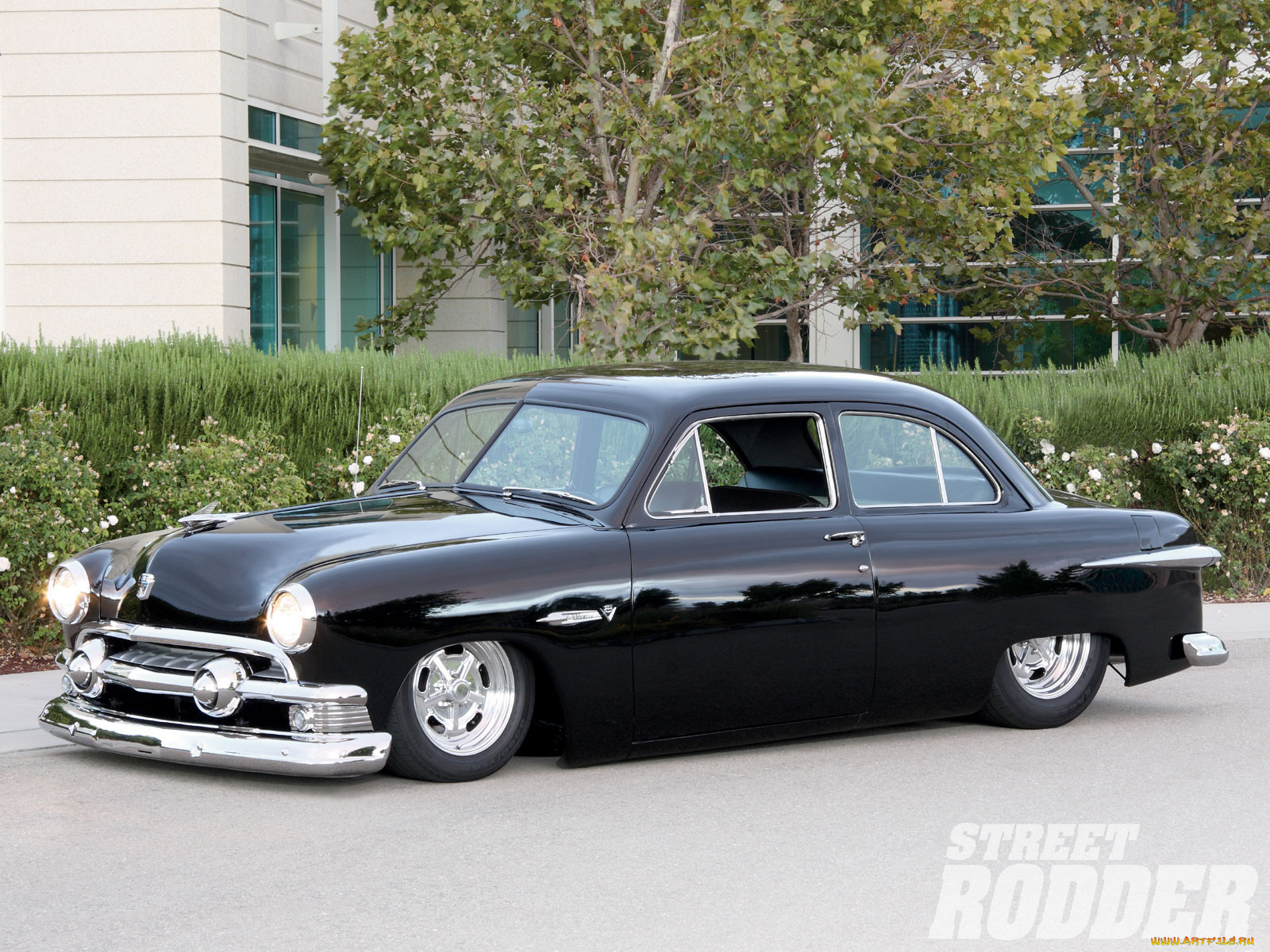 1951, ford, sedan, , custom, classic, car